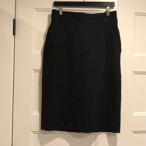 JEAN PAUL GAULTIER Femme black pencil skirt